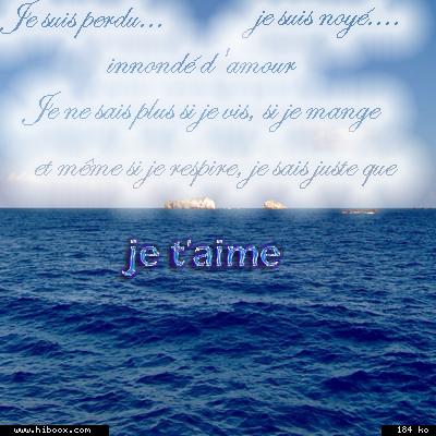 Innondé d'amour