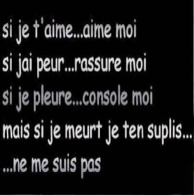 Je t'aime en silence.